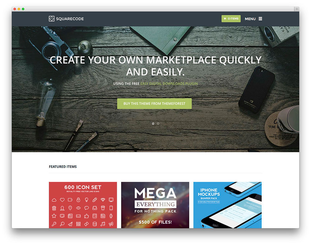 Create Website Template